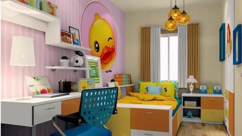 一份让孩子从3岁用到18岁的儿童房设计方案，记住这9组关键数字